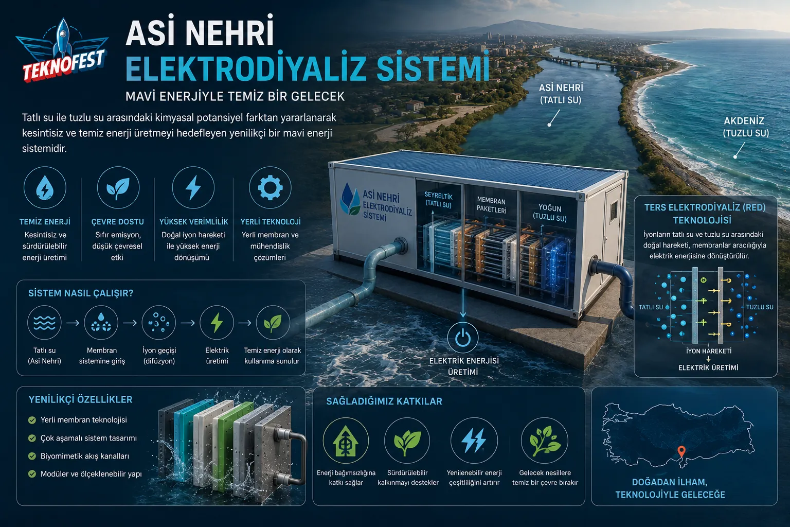 Asi Nehri elektrodiyaliz sistemi